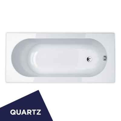 Acqua Plus Newport Rectangular Single Ended Bath/Quartz 1700 x 750 x 395mm [BCB017]