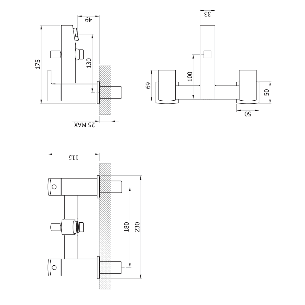 Acqua-Plus-Cruz-Matt-Black-Bath-Shower-Mixer-Inc-SK2TH-[BCBT10]-Specs