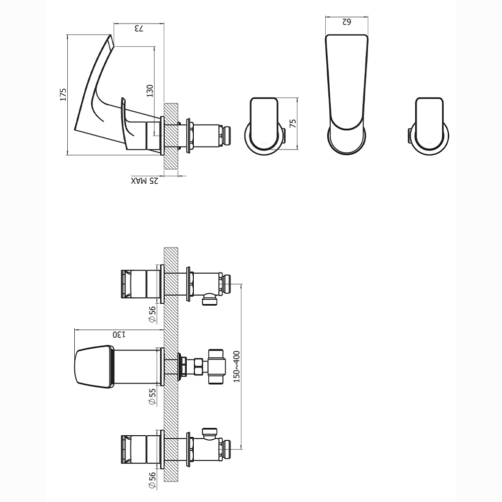 Acqua-Plus-Petro-Hole-Bath-Filler-3TH-[BCBT25]-Specs