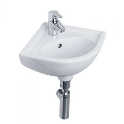 Acqua Plus Diego Corner Basin Only; 440mm Wide; 1 Tap Hole [BCBO21]