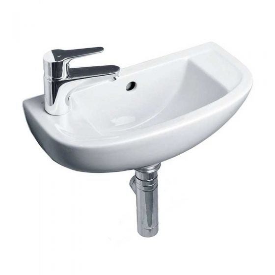 Acqua Plus Diego Handrinse Basin Only; Left Handed; 450mm Wide; 1 Tap Hole [BCBO22]