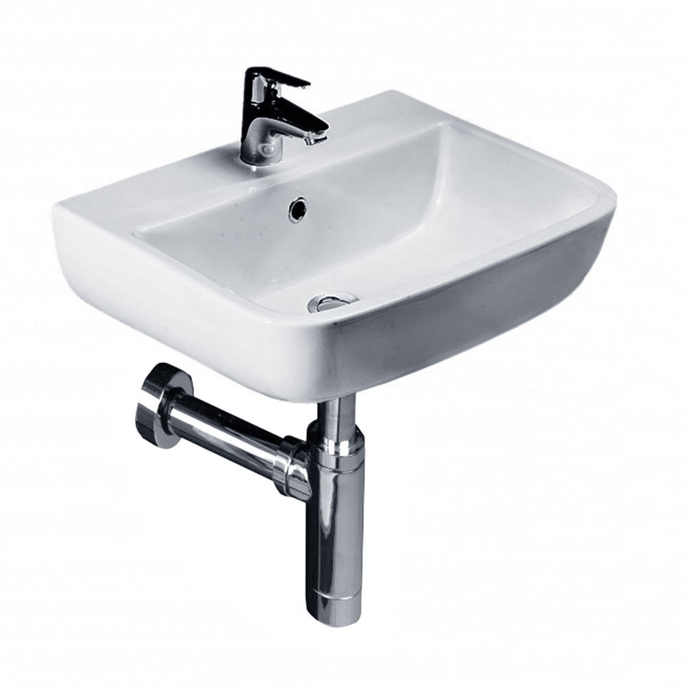 Acqua Plus Oakland Cloakroom Basin Only; 400mm Wide; 1 Tap Hole [BCBO28]