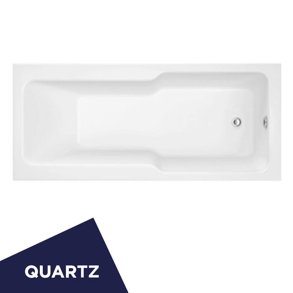 Acqua-Plus-Ryde-Quartz-Straight-Showerbath-1700X750 Quartz [BCSB11]