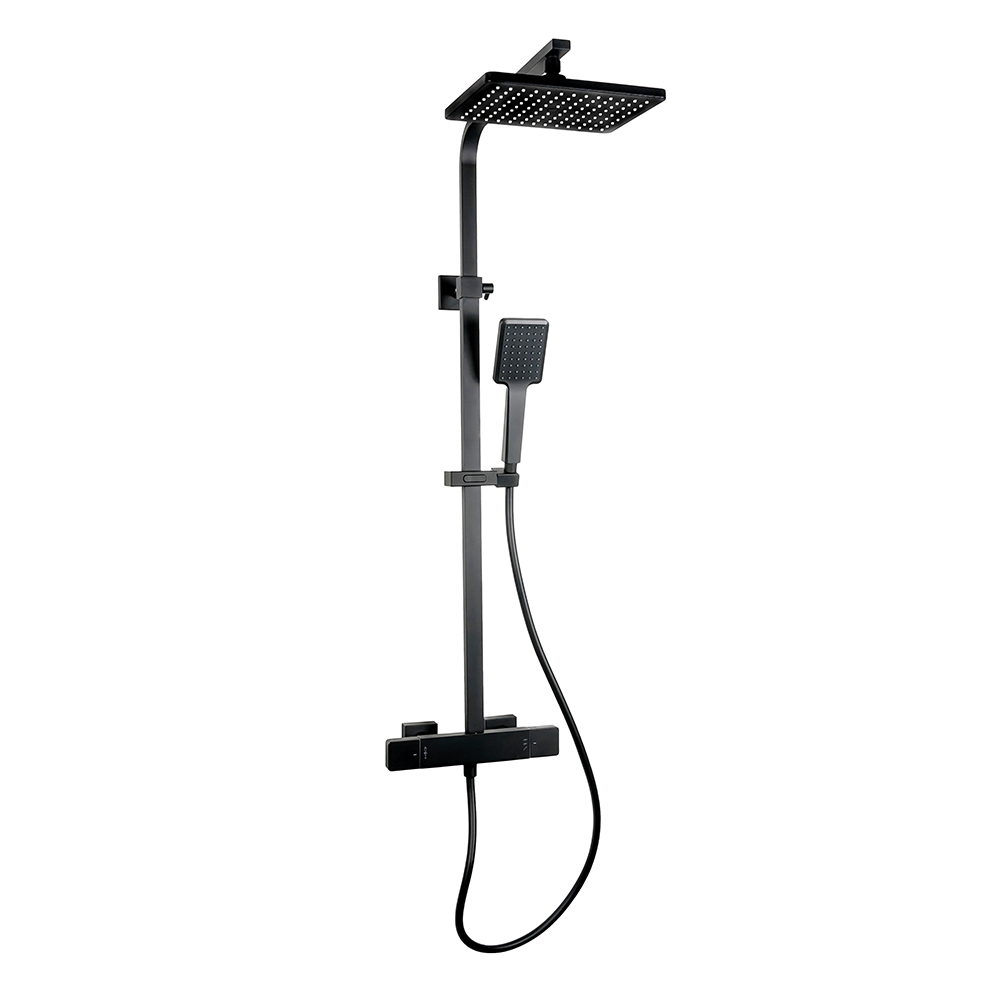 Acqua-Plus-Xtreme-Square-External-Thermostatic-Shower-Matt-Black-[BCV04]