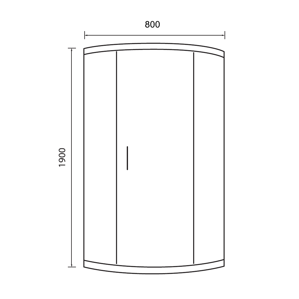 Acqua-Plus-Plaven-800-Offset-Quadrant-1-Door-[BCSD26]