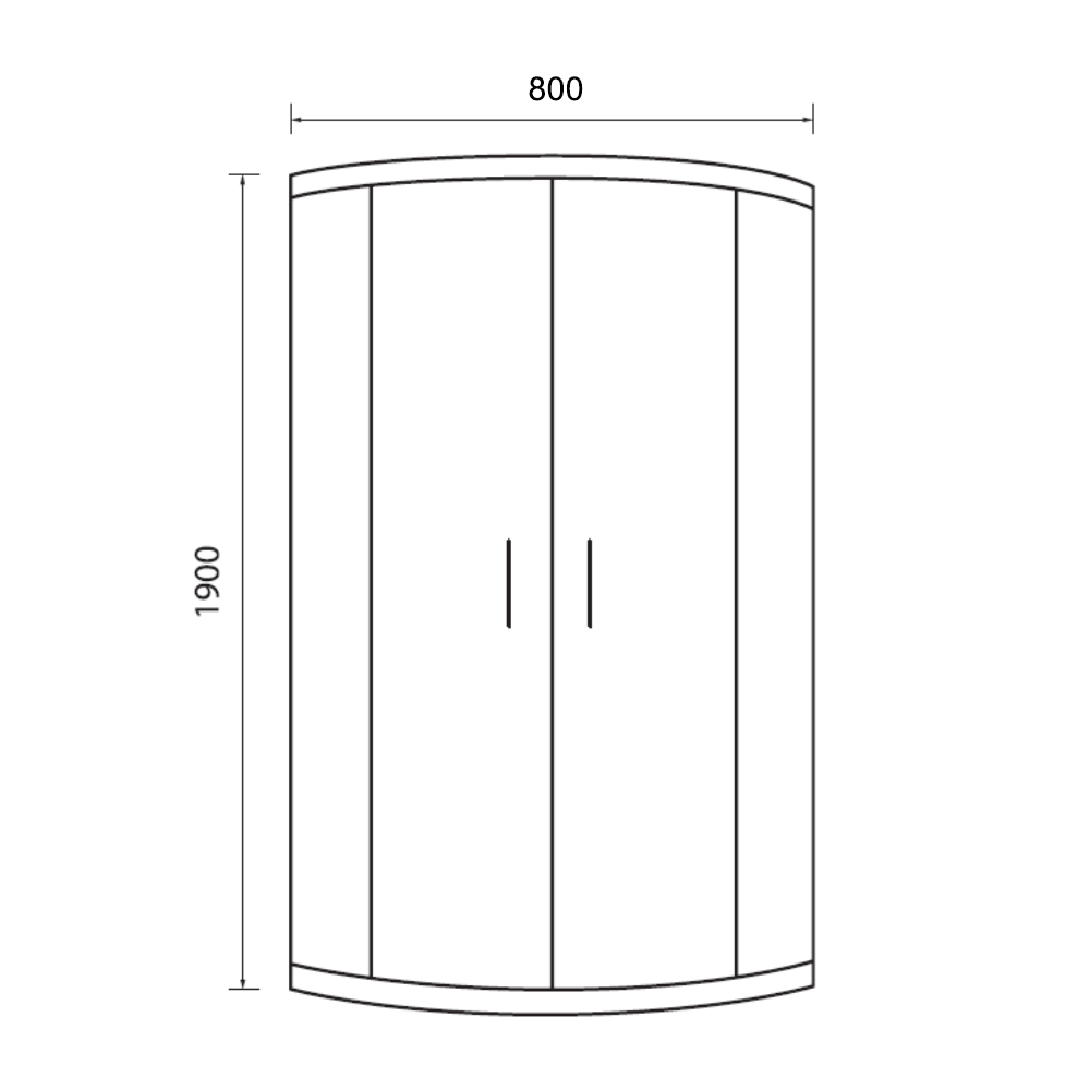 Acqua-Plus-Plaven-800-Quadrant-2-Door-[BCSD23]
