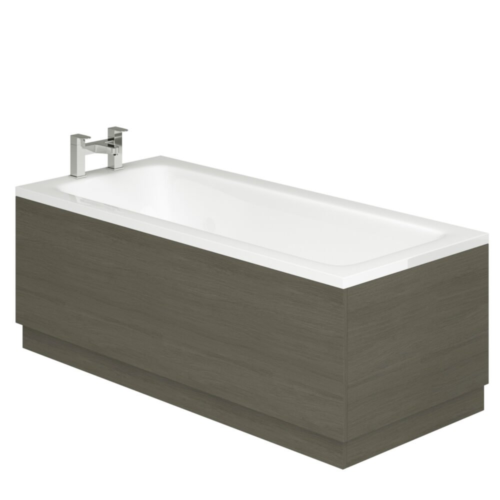 Acqua Plus Aurich MDF End Bath Panel; 700mm Wide; Dark Grey [BP64]