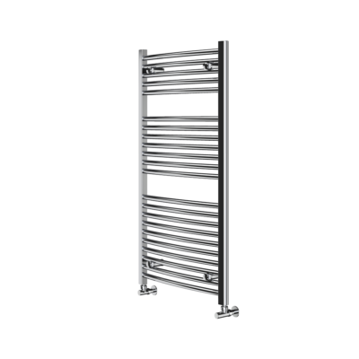 Acqua-Plus-Durren-Towel-Warmer;-Curved-Tubes;-1110mm-High-x-600mm-Wide;-Chrome-[BCTW31]