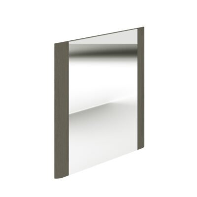 Acqua Plus Kumasi Bathroom Mirror; Rectangular; Dark Grey